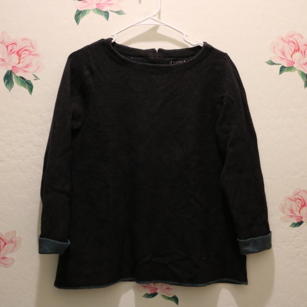 Nanette Lapore Charcoal Gray Sweater